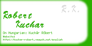robert kuchar business card